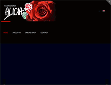 Tablet Screenshot of floristeriaalicia.com